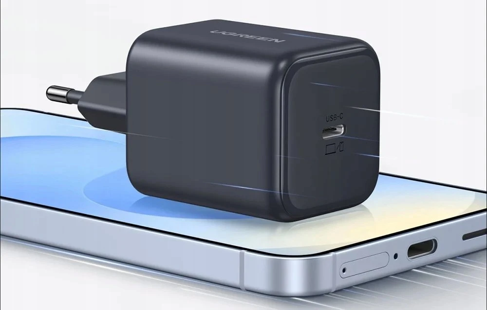Įkroviklis jungiama į tinklą Ugreen X524 USB-C, GaN, 45W + kabelis 1m (balta)