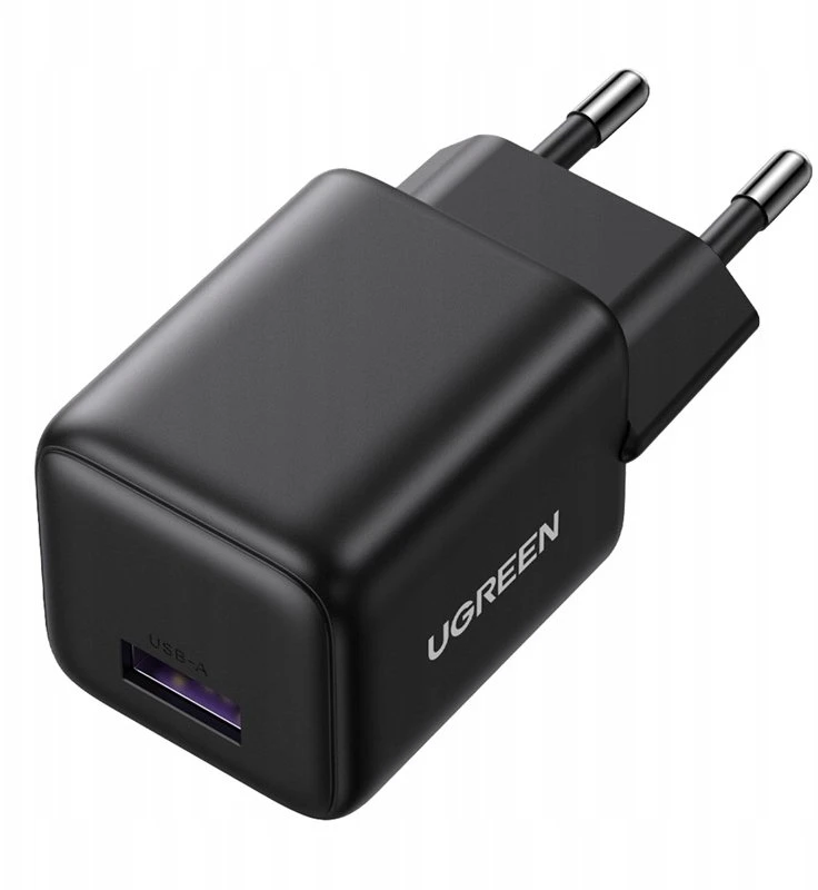 Įkroviklis jungiama į tinklą Ugreen X518 USB, GaN, 18W (juoda)