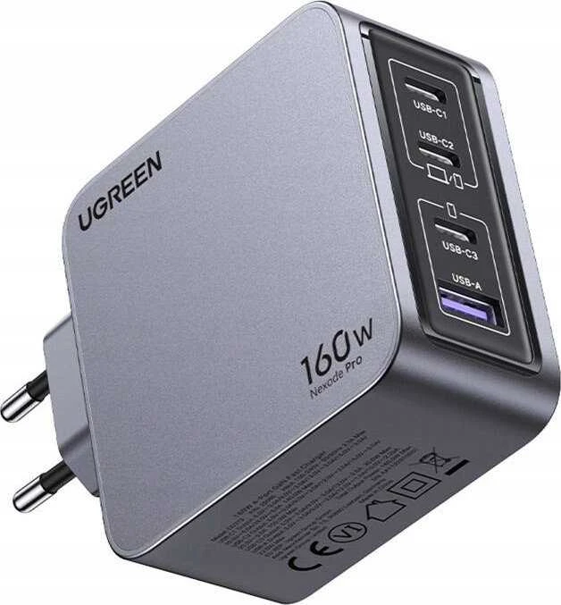 Ugreen Nexode Pro 160W 4 prievadų GaN USB įkroviklis