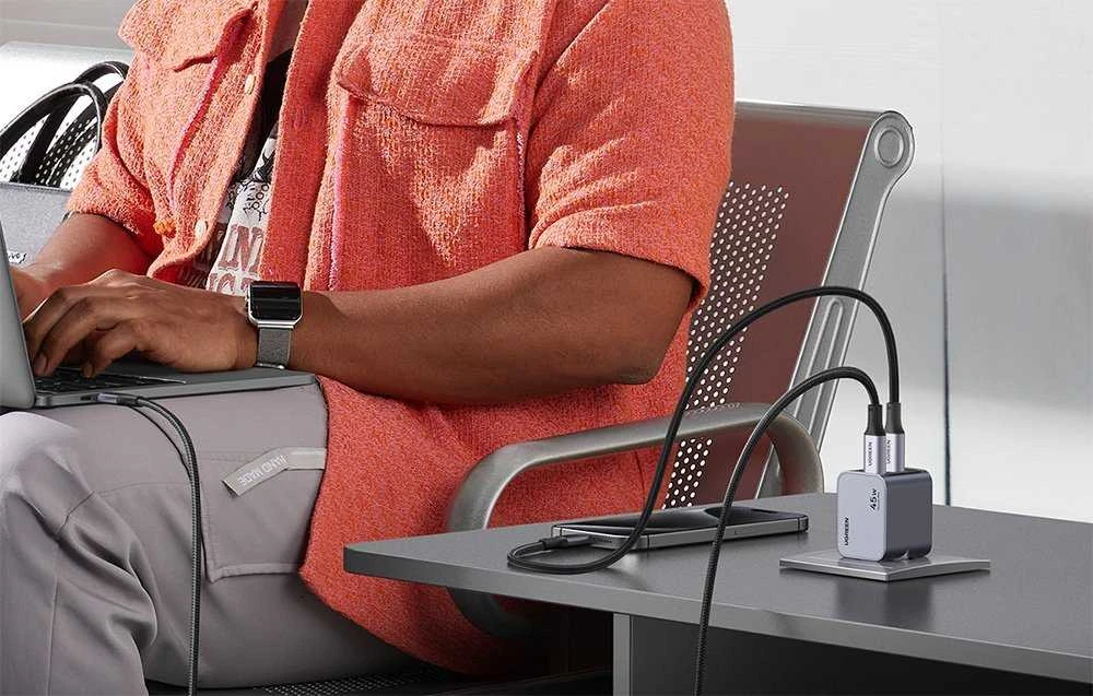 Įkroviklis UGREEN Nexode Pro 45W, 2x USB-C