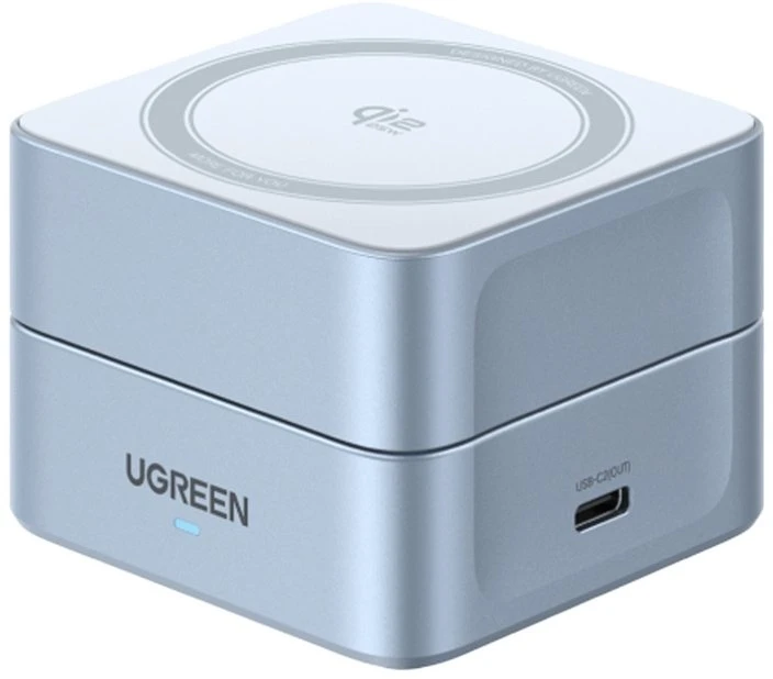 Ugreen Belaidis magnetinis įkroviklis MagFlow Qi2 Apple įrenginiams 25W