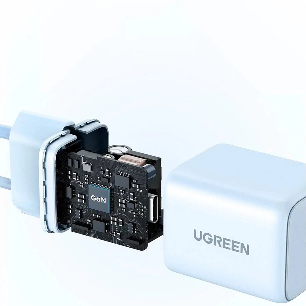 Ugreen X512 įkroviklis su matoma vidine sandara