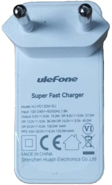 Įkroviklis Ulefone 120W do serii Armor 23, 26, 28, 29 i Pad 5