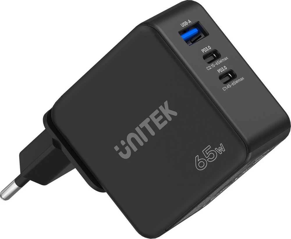 Įkroviklis - Unitek P1117B Juodas