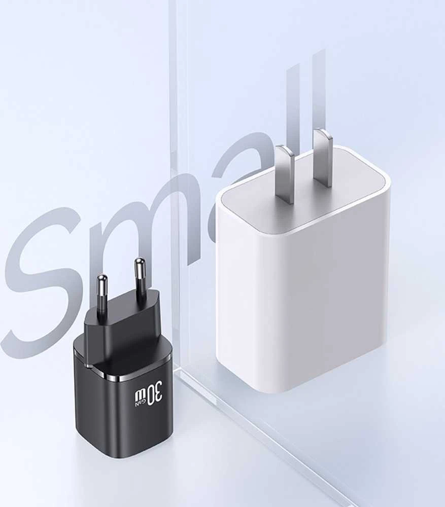 USAMS CC251 30W GaN USB-CFast Charging HC Series violetinės spalvos CC251TC03
