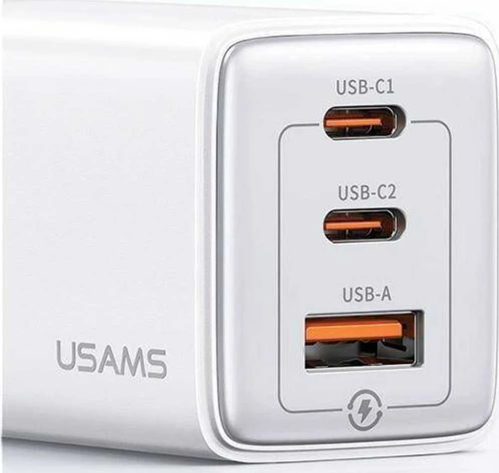 USAMS CC180 65W PD QC USB A+C+C