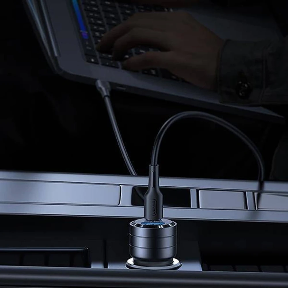 Usams C36 USB A+C 95W greitas automobilinis kroviklis