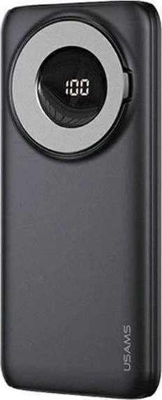 USAMS išorinė baterija PB62 10000mAh 20W QC3.0+PD magnetinis belaidis greito įkrovimo juodas 10KCD17101 (US-CD171)