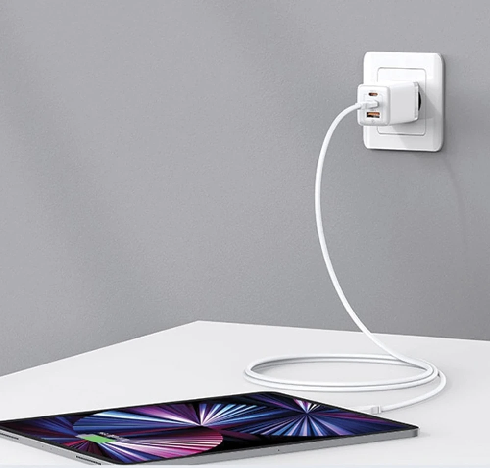 USAMS CC180 65W PD QC USB A+C+C