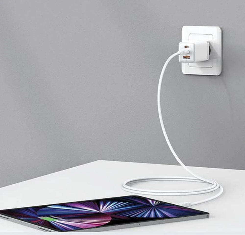 USAMS CC180 65W PD QC USB A+C+C