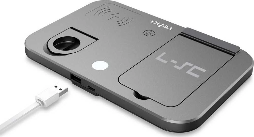 Įkroviklis Veho Veho DS-7 Qi Mobilusis telefonas/Išmanusis telefonas, Išmanusis laikrodis, Planšetė USB Type-C