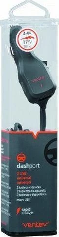 Automobilinis įkroviklis Ventev microUSB 3.4Ar2340c 29430