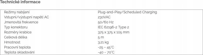 Įkroviklis Viking TOPDON mobilus įkroviklis elektromobiliams PulseQ AC Portable - 3.7kW