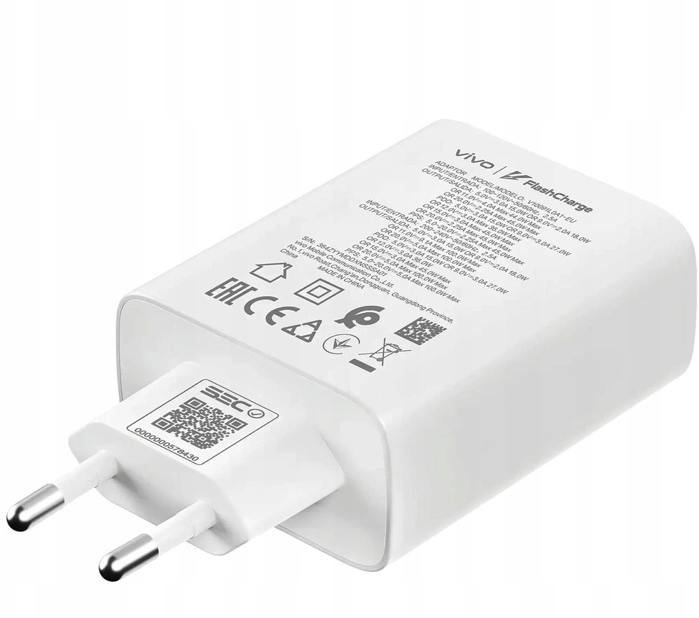 Įkroviklis VIVO FlashCharge 100W balta
