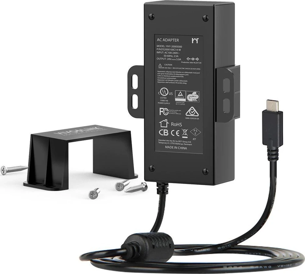 Įkroviklis VivoLink VLUSBCPWR100 USB-C PD 100W (100W USB-C PD Charger inc. EU)