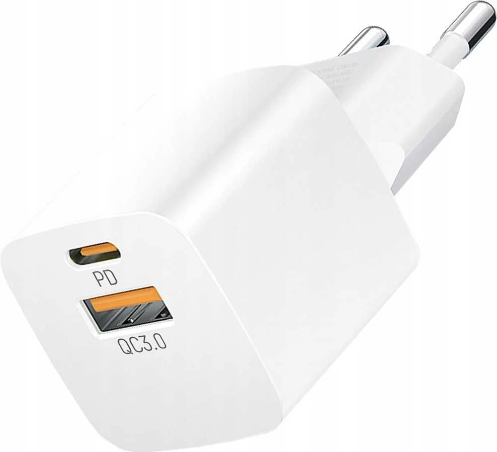 Wozinsky CMWCW 20W USB-C / USB-A laidinis įkroviklis – baltos spalvos