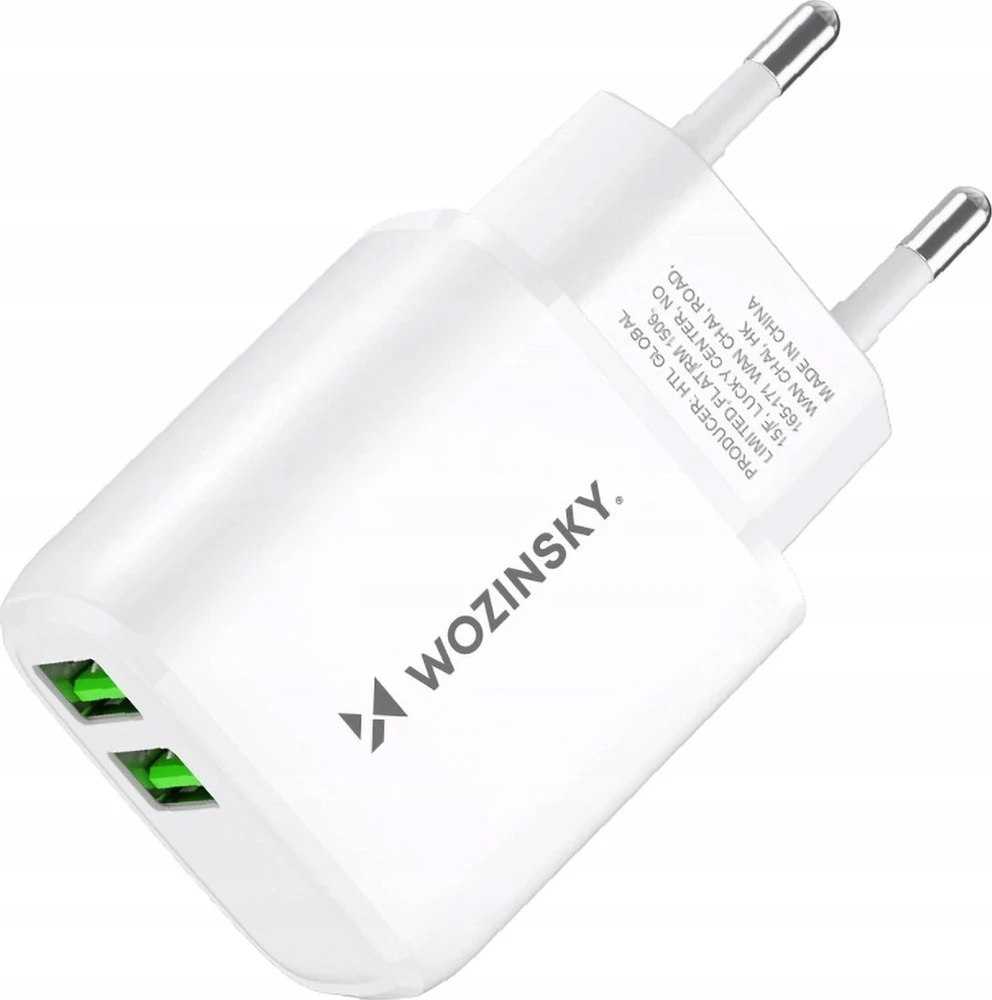 Įkroviklis Wozinsky (CUWCW) (2xUSB 2.4A) baltas