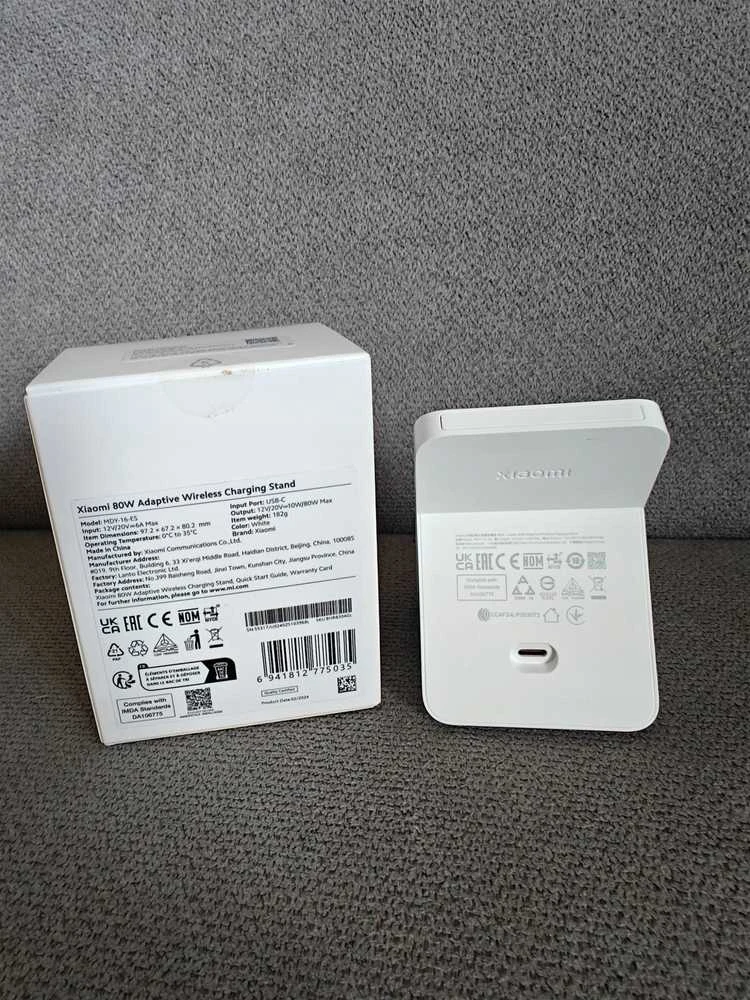 Įkrovimo stotelė - Xiaomi Adaptive Wireless Charging Stand 80W Fast Charge