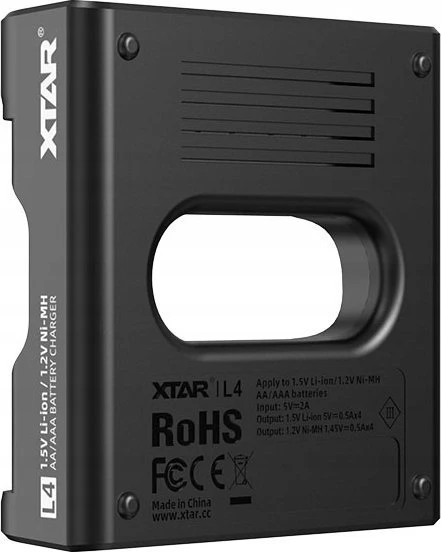 Įkroviklis Xtar 4 x Ni-MH i 1,5V Li-ion AA/AAA kroviklis do akumulatorów L4