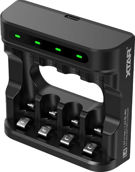 Įkroviklis Xtar 4 x Ni-MH i 1,5V Li-ion AA/AAA kroviklis do akumulatorów L4
