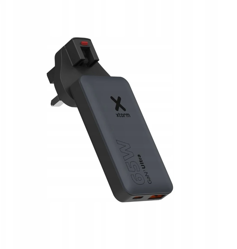 Xtorm 65W GaN3 Ultra Fast Travel Charger + Cable + Essentials Bag - (EU/US/UK Plug) - XA031