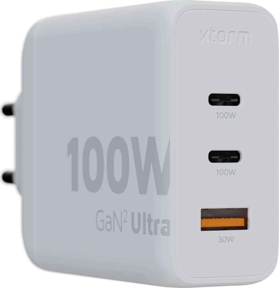 Įkroviklis Xtorm GaN2 1x USB-A 2x USB-C 100 W (XEC100)