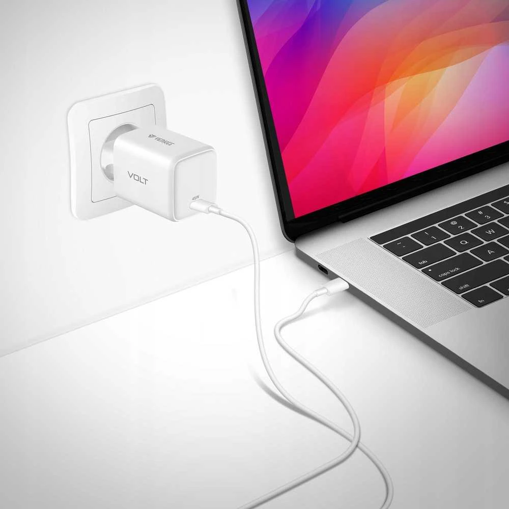 Yenkee Įkroviklis jungiama į tinklą USB C 45W 3A Power delivery 3.0 QC3.0 Balta