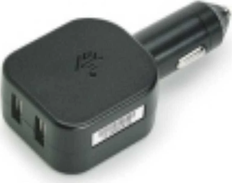 „Zebra“ CIGARETĖS PRIŽIBIBLIKIMO ADAPTERIS, 5V, 2,5A, DU A TIPŲ USB PRIJUNGTAI.