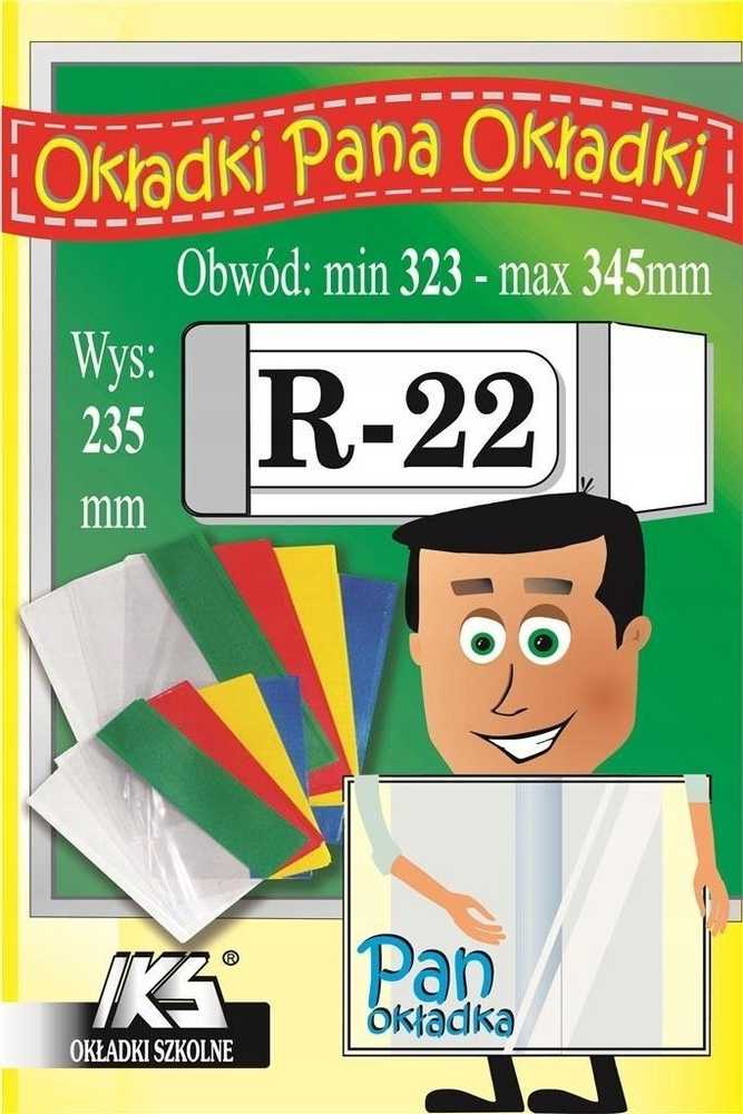 Reguliuojamas mokyklinis užvalkalas 235x345 skaidrus R22 A 25 IKS