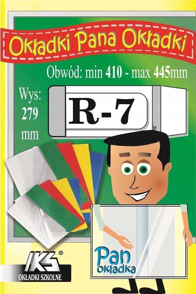 Reguliuojamas mokyklinis užvalkalas 279x445 skaidrus R7 A 25 IKS