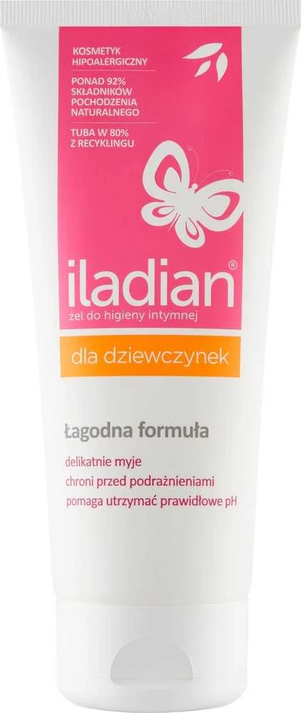 Intymios higienos prausiklis mergaitėms Iladian, 150ml