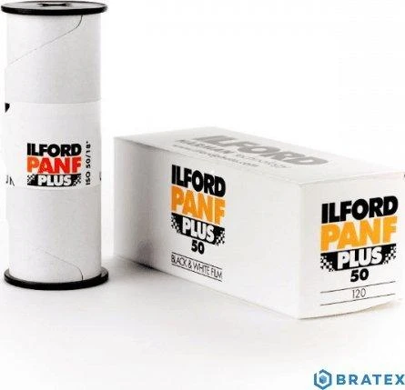 Fotojuosta Ilford Pan F Plus 120