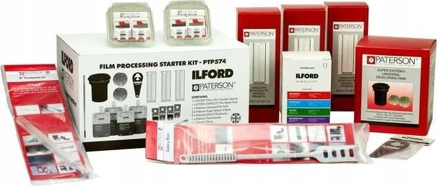 Ilford | Filmavimo pradinis rinkinys su Paterson talpykla | PTP574