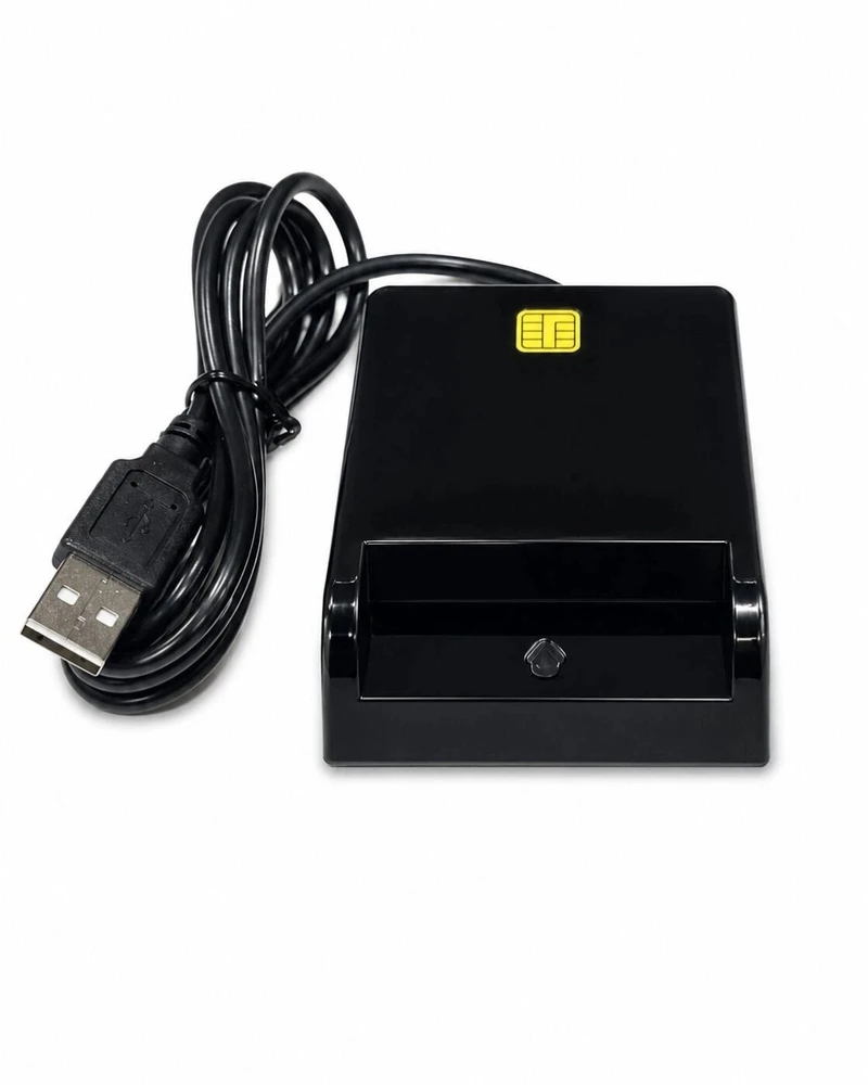 iLike USB išmaniosios kortelės skaitytuvo adapteris juodas (ILIUSCRBL)