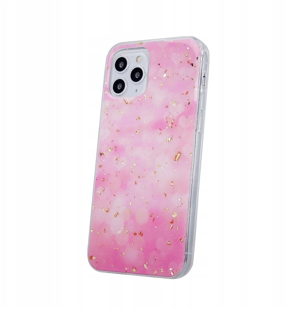 iLike Rožinė Auksinis Glam dėklas iPhone 14 6,1" rožinis