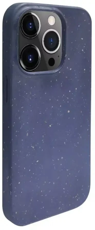 iLike Apple iPhone 13 Pro Max silikoninis plastikinis dėklas su galiniu dangteliu Eco* spausdintu dizainu Mėlyna [prekės kodas] ILIAP137EBWB