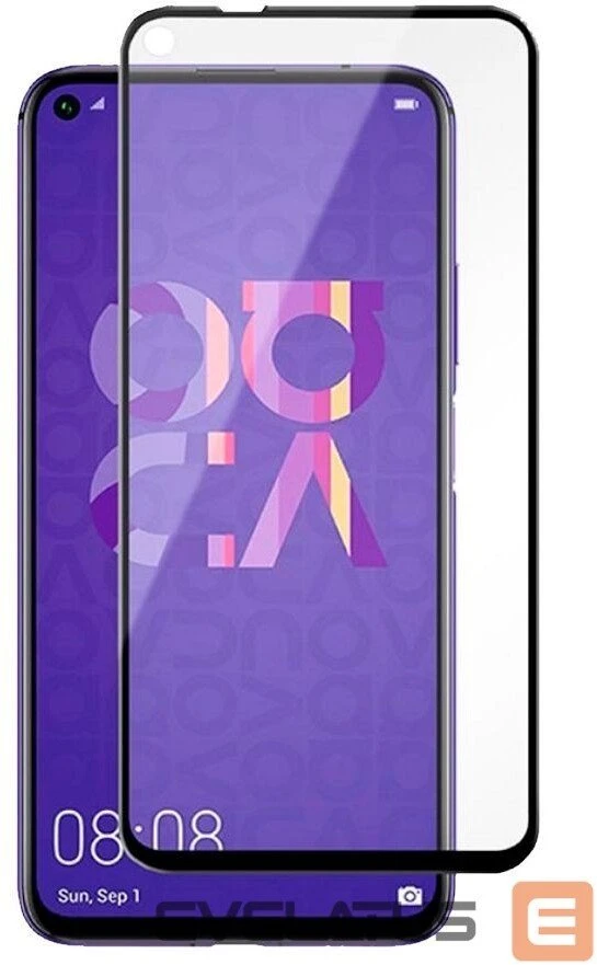 iLike Apsauginis stiklas Huawei Huawei Nova 5T 2.5D Juodas Frame Full Glue ILIKE9653