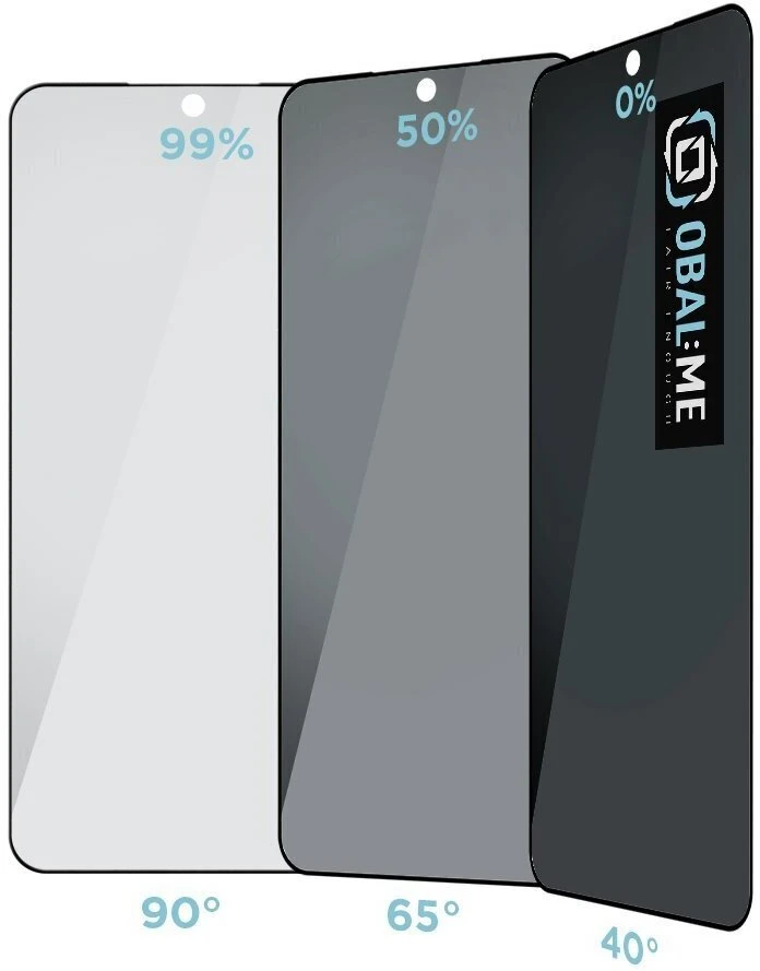 OBAL:ME 5D apsauginis stiklas telefonui Infinix Hot 40 Pro Juodas