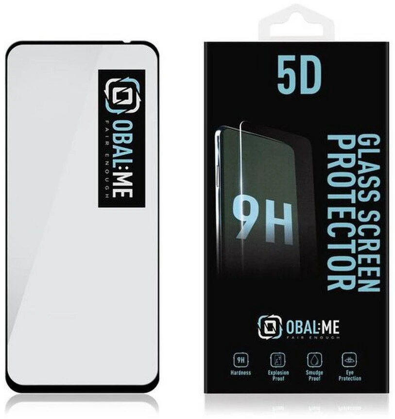 OBAL:ME 5D apsauginis stiklas telefonui Infinix Hot 40 Pro Juodas