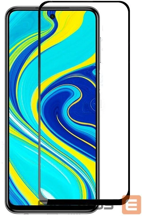 iLike Apsauginis stiklas Xiaomi Redmi Note 9 2.5D / Redmi 9T / Poco M3 Juodas Frame Full Glue ILIKE9431