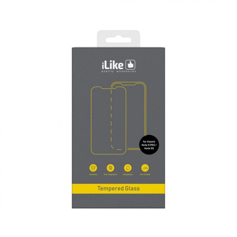 iLike Apsauginis stiklas Xiaomi Xiaomi Redmi Note 9 Pro/9s 0.33 flat clear glass EVEXRN9P