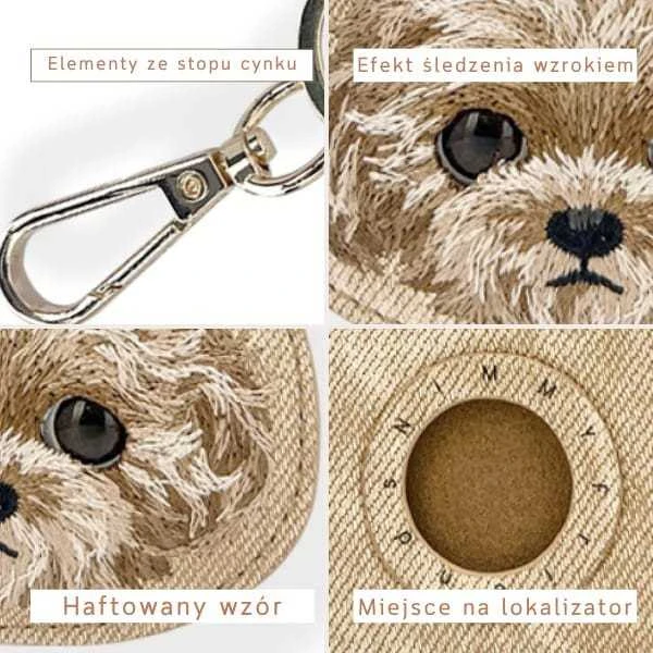 Lokatoriaus dėklas Nimmy New Big Eyed Pet 2.0 šunims ruda
