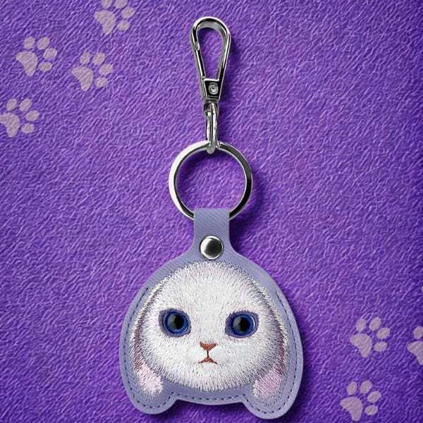 Dėklas Locator Nimmy Big Eyed Pet 2.0 Rabbit violetinės spalvos