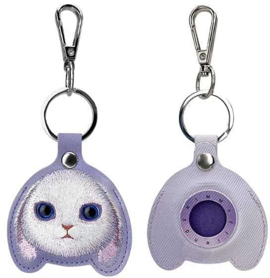 Dėklas Locator Nimmy Big Eyed Pet 2.0 Rabbit violetinės spalvos