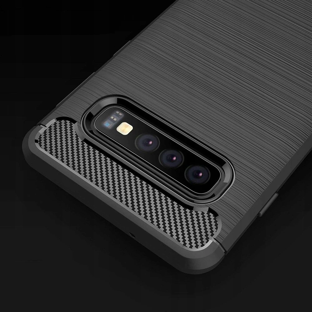 iLike Dėklas na telefonas Galinis dangtelis Samsung Galaxy Note 10 Pro Back Case Carbon Juodas (ISGN10PBCCBLA)