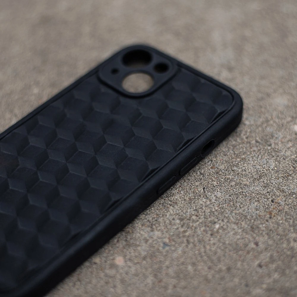 iLike TelForceone 3D Cube dėklas skirtas Apple iPhone 14 Pro 6,1'', juodas
