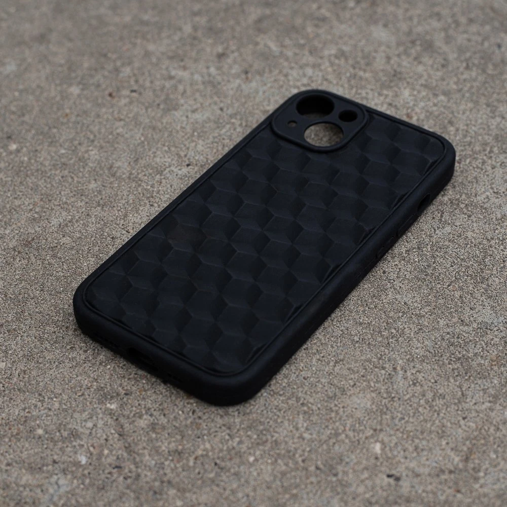 iLike TelForceone 3D Cube dėklas skirtas Apple iPhone 14 Pro 6,1'', juodas