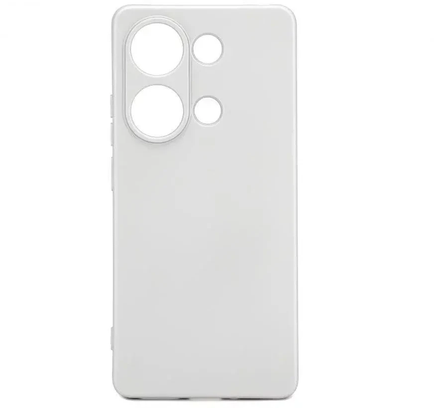 „iLike“ telefono galinis dangtelis „Xiaomi Poco M6 Pro Nano“ silikoninis dėklas Sidabrinis (ILIXIAPM6PNSCS)