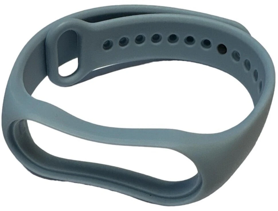 iLike iWear universalus silikoninis dirželis išmaniųjų apyrankių modeliams – SM6 SM7 SM8 (18x250mm) Šviesiai mėlynas