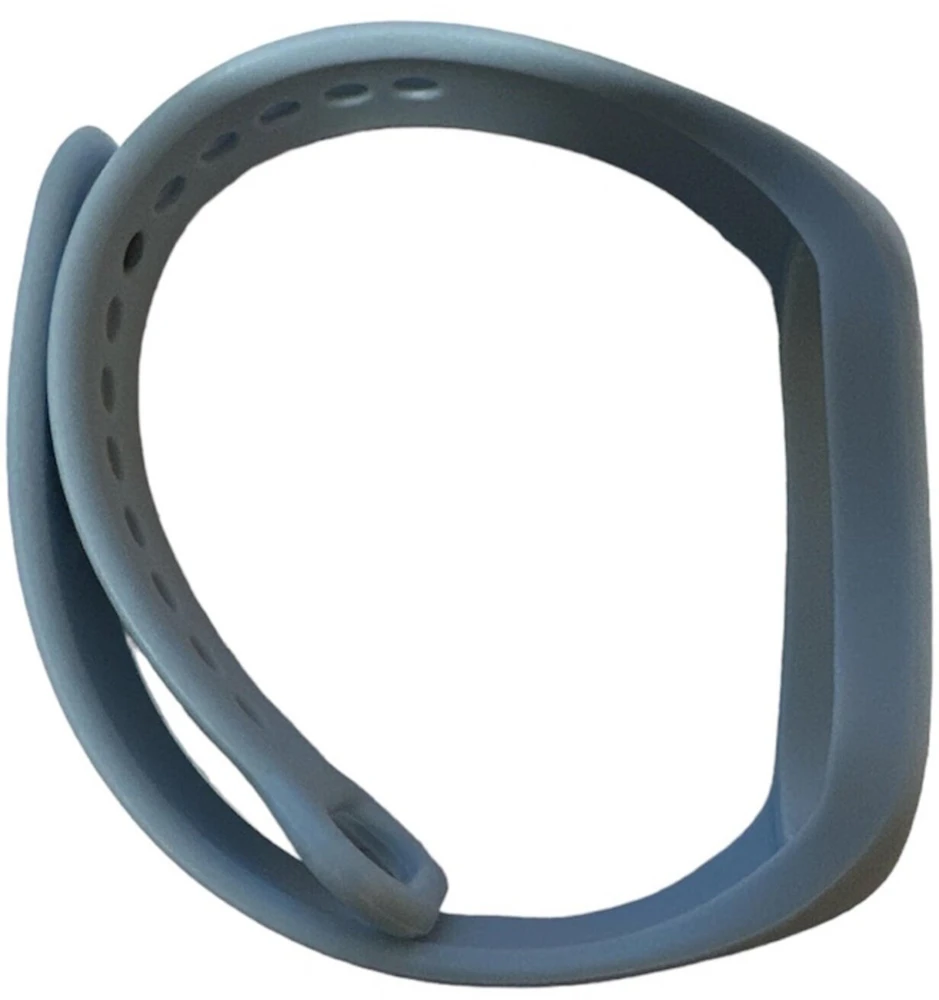 iLike iWear universalus silikoninis dirželis išmaniųjų apyrankių modeliams – SM6 SM7 SM8 (18x250mm) Šviesiai mėlynas